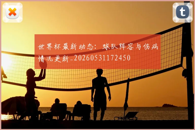 世界杯最新动态:球队阵容与伤病情况更新_20260531172450